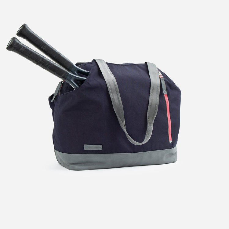 London Tennis Duffel / Tote Sport Bag - inPhorm NYCNavy & Watermelon