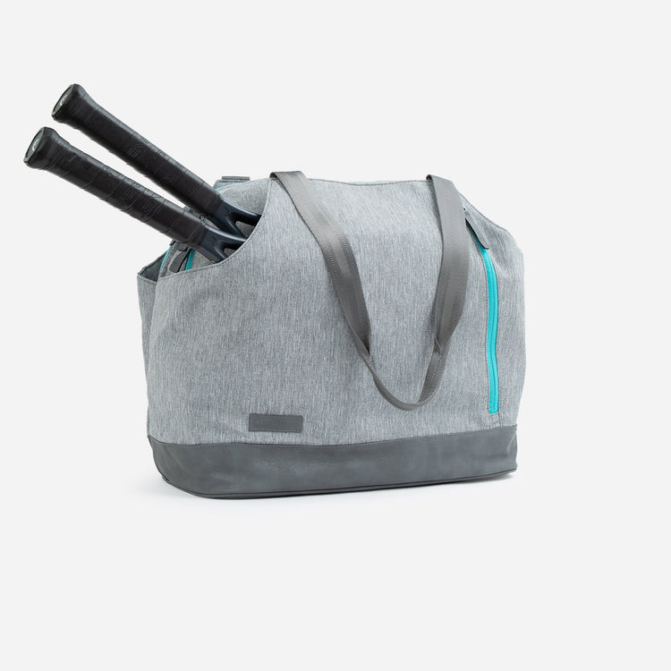 London Tennis Duffel / Tote Sport Bag - inPhorm NYCGrey & Teal