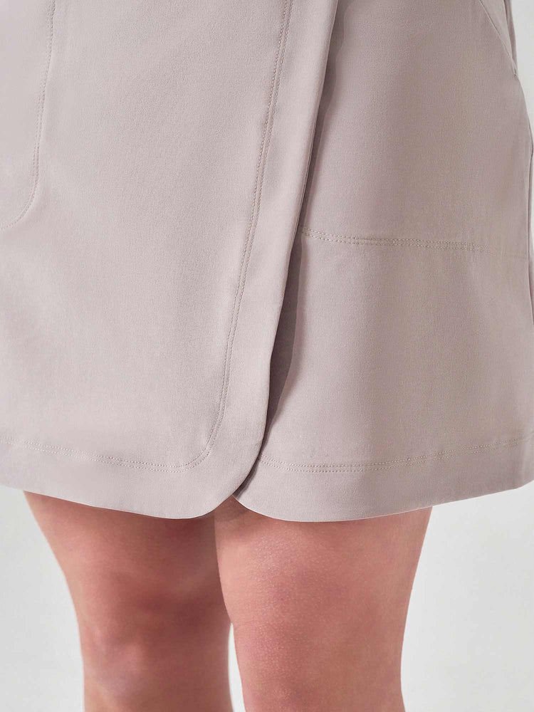 MAI 17" Wrap Golf Skirt | Athletic Skort with 4 Pockets | First Position Collection Skirts & Skorts - inPhorm NYCLATTE