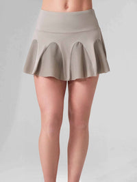 MAI FLOUNCE SKIRT | Performance Tennis & Pickleball Skirt with Compression Shorts Skirts & Skorts - inPhorm NYCLATTE