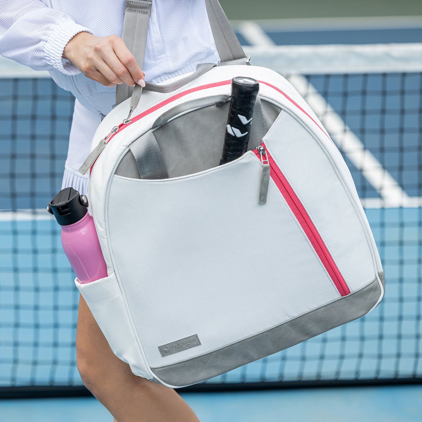 Melbie Tennis Backpack / Tote Sport Bag - inPhorm NYCCashmere Zig Zag