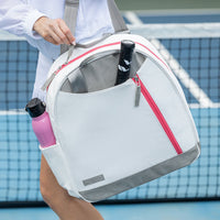 Melbie Tennis Backpack / Tote Sport Bag - inPhorm NYCCashmere Zig Zag