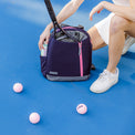 Melbie Tennis Backpack / Tote Sport Bag - inPhorm NYCGrey & Blush