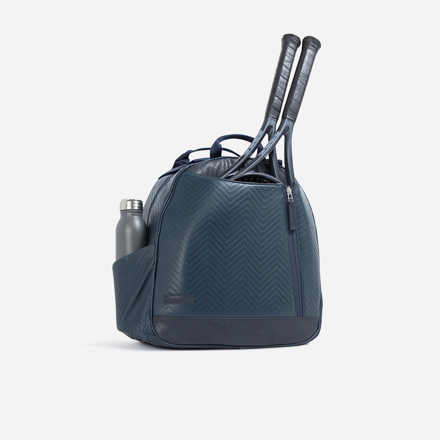 Melbourne Tennis Backpack / Tote Sport Bag - inPhorm NYCNavy Zig Zag Luxe