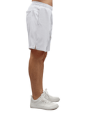 Men's Tennis Shorts - Spin Shorts with Pockets & UV Protection - White Shorts - inPhorm NYCWhite
