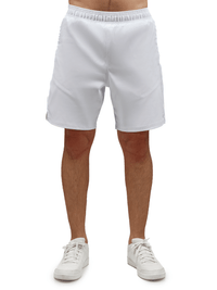 Men's Tennis Shorts - Spin Shorts with Pockets & UV Protection - White Shorts - inPhorm NYCWhite