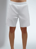 Men's Tennis Shorts - Spin Shorts with Pockets & UV Protection - White Shorts - inPhorm NYCWhite
