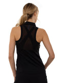 Neisha Classic Sleeveless Polo Tops - inPhorm NYCBlack