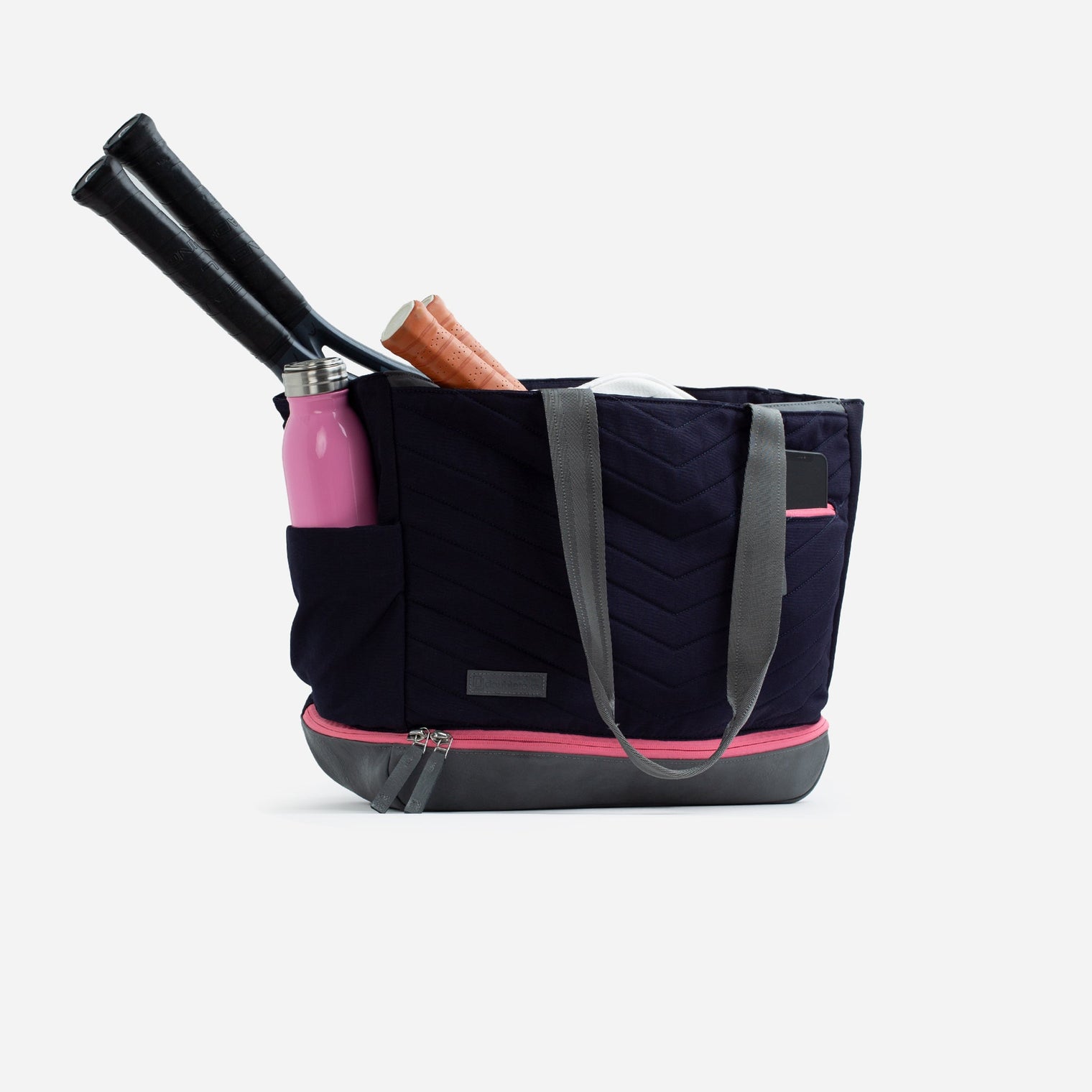 Parisii Tennis Tote Sport Bag - inPhorm NYCNavy & Watermelon