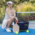 Parisii Tennis Tote Sport Bag - inPhorm NYCDove White & Cashmere