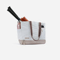 Parisii Tennis Tote Sport Bag - inPhorm NYCDove White & Cashmere
