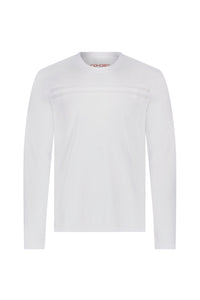 Performance Long Sleeve Crew Neck - White Men - inPhorm NYCWhite