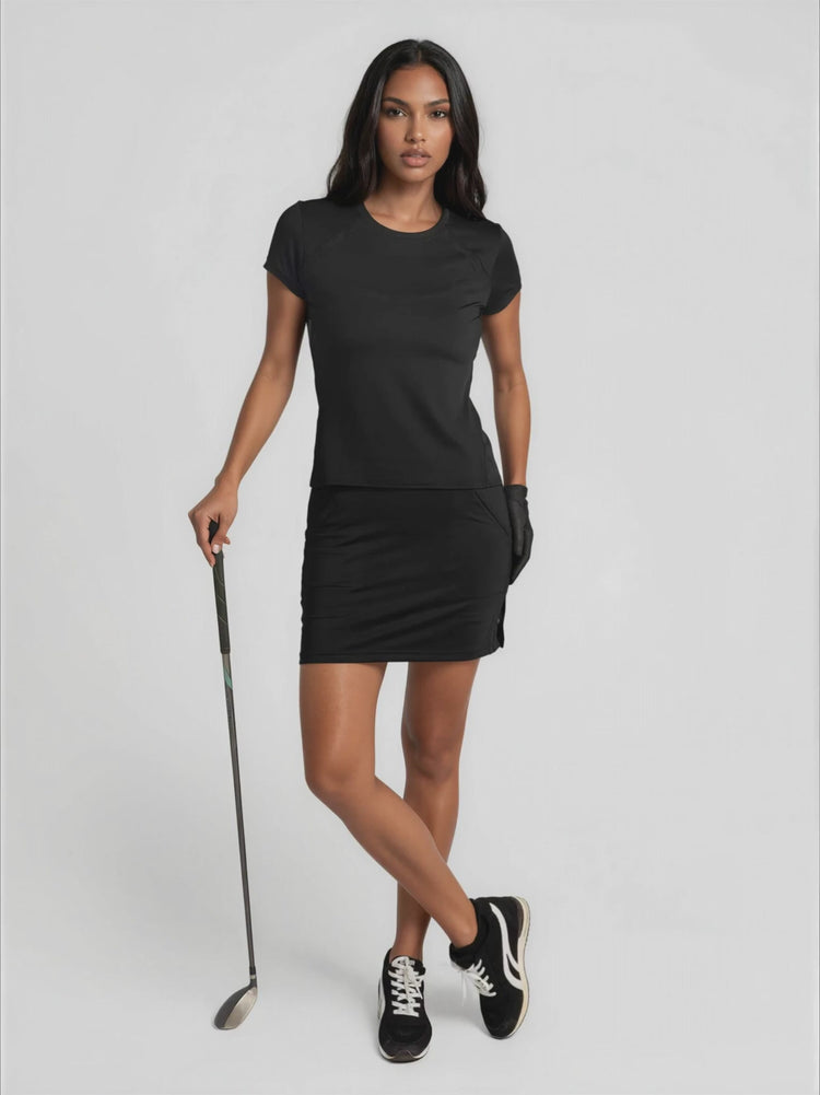 Classic Short Sleeve Crew Neck - Black