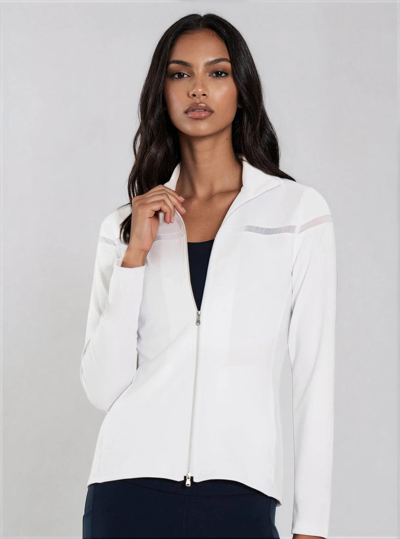 Riley Jacket - White Jackets & Outerwear - inPhorm NYCWhite