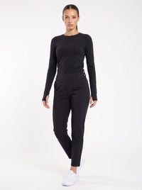 Stylish Women's Golf Pants - Fitted Design with Moisture-Wicking Pants- inPhorm NYCBlack