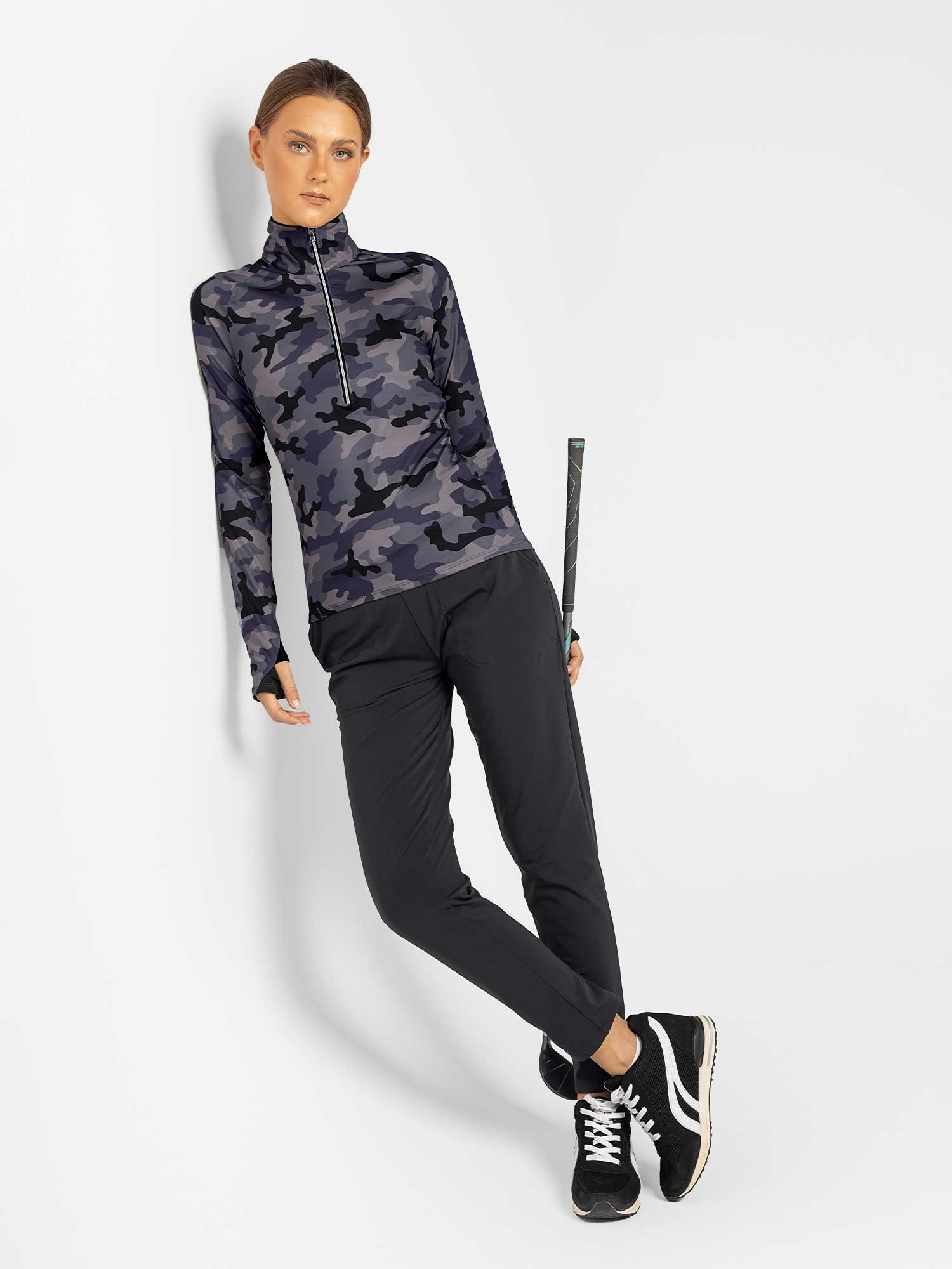 Women's Activewear Swing Cleo Pants in Black