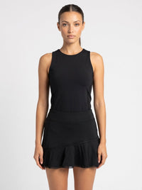 Tennis Classic 13 1/2" Flounce Skirt - Black Skirts & Skorts- inPhorm NYCBlack