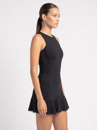 Tennis Classic 13 1/2" Flounce Skirt - Black Skirts & Skorts- inPhorm NYCBlack
