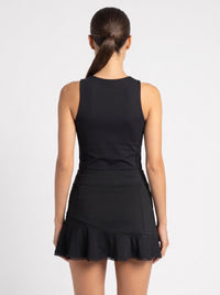 Tennis Classic 13 1/2" Flounce Skirt - Black Skirts & Skorts- inPhorm NYCBlack