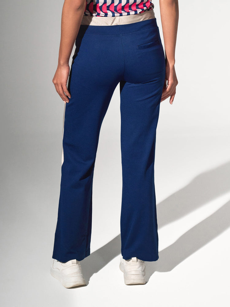 Women's Camilla Athleisure Track Pants With UV Protection Pants - inPhorm NYCInk/Silver Sand