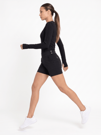 Women's Cleo Short - Stylish & Functional for Active Lifestyles - Black Shorts- inPhorm NYCBlack