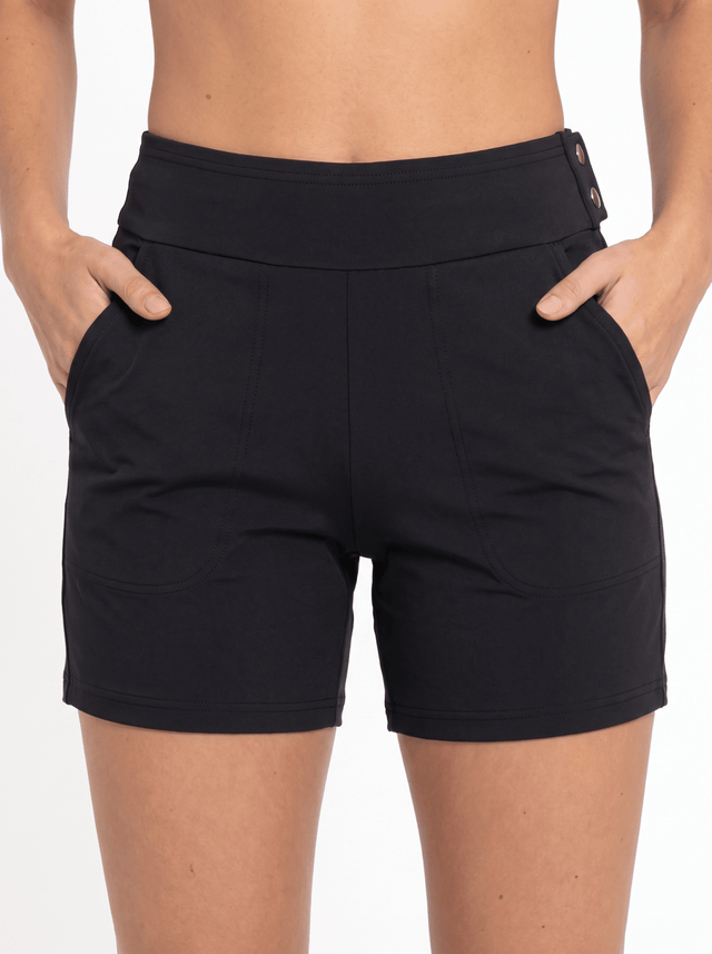 Women's Cleo Short - Stylish & Functional for Active Lifestyles - Black Shorts- inPhorm NYCBlack