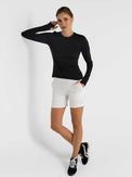 Women's Cleo Short - Stylish & Functional for Active Lifestyles - White Shorts - inPhorm NYCWhite