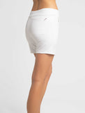 Women's Cleo Short - Stylish & Functional for Active Lifestyles - White Shorts - inPhorm NYCWhite