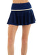 Premium Polyamide Tennis Skirt - Moisture-Wicking & UV Protection |Ink/Silver Sand | inPhorm