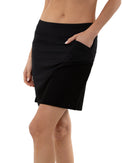 Zoe 15" A - Line Golf & Tennis Skirt – 4 Pockets - inPhorm NYCBlack