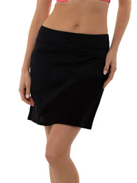 Zoe 15" A - Line Golf & Tennis Skirt – 4 Pockets - inPhorm NYCBlack