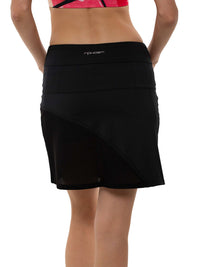 Zoe 15" A - Line Golf & Tennis Skirt – 4 Pockets - inPhorm NYCBlack