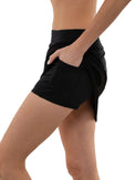 Zoe 15" A - Line Golf & Tennis Skirt – 4 Pockets - inPhorm NYCBlack