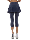 Zoe Performance 7/8 Capri Skort Skirts & Skorts - inPhorm NYCSHADOW BLUE