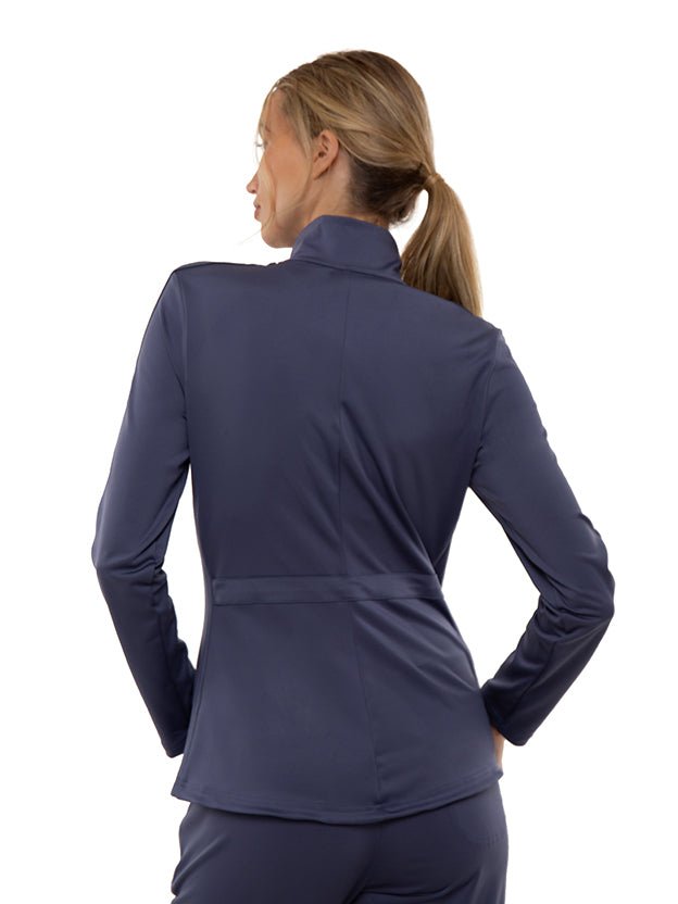 Zoe Performance Knit Jacket Jackets & Outerwear - inPhorm NYCSHADOW BLUE