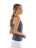 Zoe Performance Tank Tops - inPhorm NYCSHADOW BLUE