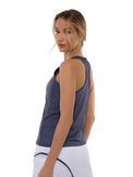 Zoe Performance Tank Tops - inPhorm NYCSHADOW BLUE