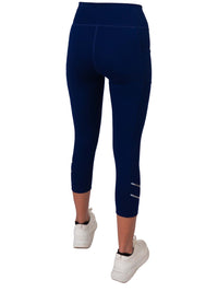 Zone Capri Legging - Ink/Silver Capris & Leggings - inPhorm NYCInk/Silver
